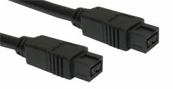 Cables Direct CDLIEE-1402 cable firewire 2 m 9-p Negro 