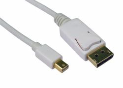 Cables Direct Mini DP - DP 5m Mini DisplayPort DisplayPort Blanco 