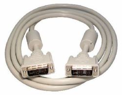 Cables Direct 2m DVI-D m/m cable DVI Beige 