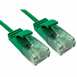 Cables Direct ERSLIM-103G cable de red Verde 3 m Cat6 U/UTP [UTP] 