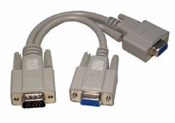 Cables Direct EX-088 divisor de video VGA 2x VGA 