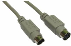 Cables Direct EX-102 cable ps/2 2 m 6-p Mini-DIN Gris 