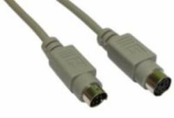 Cables Direct EX-110 cable ps/2 10 m 6-p Mini-DIN Gris 