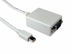 Cables Direct Mini DP/VGA 3m Mini DisplayPort VGA [D-Sub] Blanco 