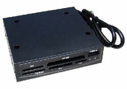 Cables Direct NL-CR03BK35 lector de tarjeta USB 2.0 Interno Negro 