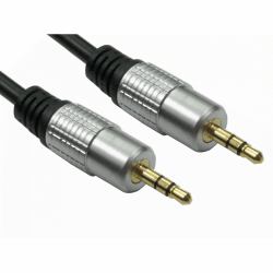Cables Direct NL2TTMM-02 cable de audio 2 m 3,5mm Negro, Plata 