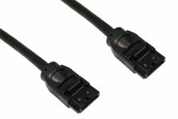 Cables Direct SATA 2.0 45cm cable de SATA 0,45 m SATA 7-pin Negro 