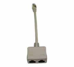 Cables Direct RJ-MOD cable divisor y combinador Divisor de 3 salidas Gris 
