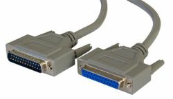 Cables Direct SL-123 cable de serie Beige 3 m 25-p M 25-p F 