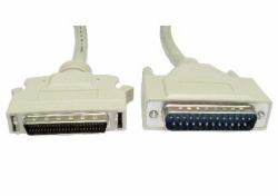 Cables Direct 1m, DB25 M/HP DB50 M, SCSI-2 cable SCSI Gris Externo DB50/HPM 