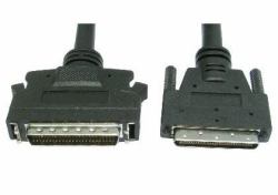 Cables Direct 1m, HP DB50 M/U2CN68 M cable SCSI Negro Externo DB50/HPM 68-p 