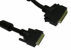 Cables Direct 2m, HPDB50 M/U2CN68 M, SCSI-5 cable SCSI Negro Externo DB50/HPM 68-p 