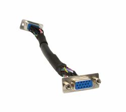 Cables Direct SVGA-STUB cable VGA 0,15 m VGA [D-Sub] Negro 