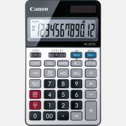 Canon HS-20TSC calculadora Escritorio Calculadora financiera Negro, Plata 