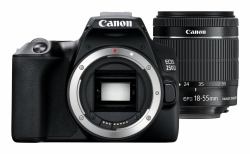 Canon EOS 250D+EF-S 18-55mm Juego de cámara SLR 24,1 MP CMOS 6000 x 4000 Pixeles Negro 