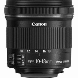 Canon EF-S 10-18mm f/4.5-5.6 IS STM SLR Objetivo ultra ancho Negro 