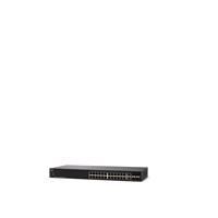 Cisco SF250-24 Gestionado L2/L3 Fast Ethernet [10/100] 1U Negro 