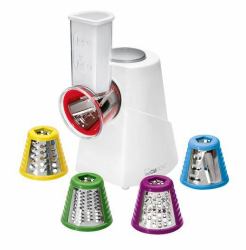 Clatronic ME 3604 cortador de verduras en espiral o rallador eléctrico Blanco 