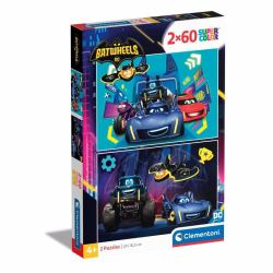 Clementoni Supercolor Batwheels Puzzle rompecabezas 60 pieza[s] Cómics 