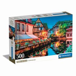 Clementoni High Quality Collection Strasbourg Old Town Puzzle rompecabezas 500 pieza[s] Paisaje 