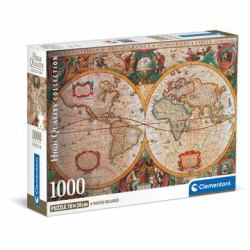 Clementoni Old map Puzzle rompecabezas 1000 pieza[s] Mapas 