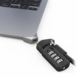 Compulocks MBALDG05CL cable antirrobo Plata 