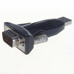 Computer Gear connektgear 26-2903 cambiador de género para cable USB A RS232 Negro 