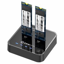CoreParts MS-CLONER-NVME base de conexión para disco duro Negro 