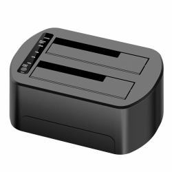 CoreParts MS-CLONER-SATA2.5-3.5 base de conexión para disco duro Negro 