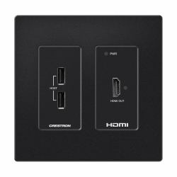 Crestron HD-RXU-4KZ-101-2G-B extensor audio/video Receptor AV Negro 