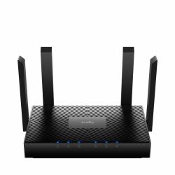 Cudy WR3000 router inalámbrico Gigabit Ethernet Doble banda [2,4 GHz / 5 GHz] Negro 