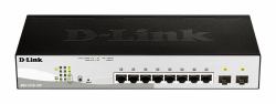 D-Link DGS-1210-10P switch Gestionado L2 Gigabit Ethernet [10/100/1000] Energía sobre Ethernet [PoE] 1U Negro 