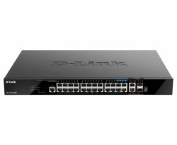 D-Link DGS-1520-28MP switch Gestionado L3 Gigabit Ethernet [10/100/1000] Energía sobre Ethernet [PoE] 1U Negro 