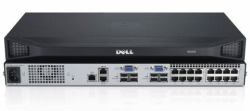 DELL DAV2216-G01 interruptor KVM Montaje en rack Plata 