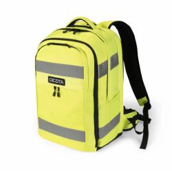DICOTA Backpack HI-VIS 32-38 Litre, - Yellow - Warranty: 24M