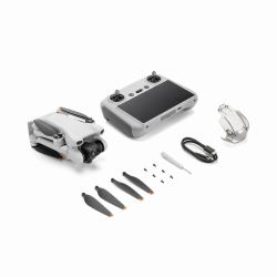 DJI Mini 3 [RC] 4 rotores Minidrón 48 MP 3840 x 2160 Pixeles 2453 mAh Gris, Blanco 