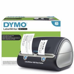 DYMO LabelWriter 450 Twin Turbo Etiquetadora | Impresora térmica directa de etiquetas | Impresión rápida de 71 etiquetas por minuto | Conexión a ordenador 