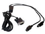 Datalogic CAB-320 RS-232 Straight 25-Pin DTE cable de señal Negro 