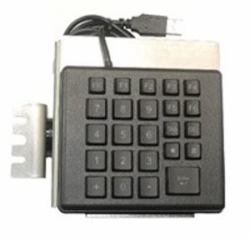 Datalogic 94ACC0158 teclado numérico PC/servidor USB Negro, Plata 