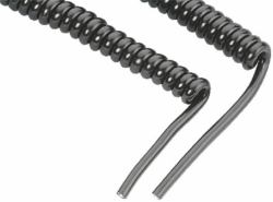 Datalogic RS-232 PWR, 25P, Female, Coiled, 3.6 m cable de señal 3,6 m 