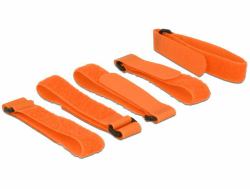 DeLOCK 18707 velcro Naranja 5 pieza[s] 