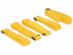 DeLOCK 18708 velcro Amarillo 5 pieza[s] 