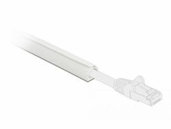 DeLOCK Conducto para cables Mini de cierre automático 10 x 10 mm - longitud 1 m blanco 
