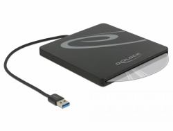 DeLOCK 42604 Caja para disco ODD 13,3 cm [5.25"] SATA III Negro 