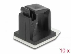 DeLOCK 60247 organizador de cables Soporte para cables Piso Negro 10 pieza[s] 