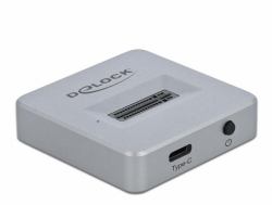 DeLOCK M.2 Estación de Acoplamiento para M.2 NVMe PCIe SSD con USB Type-C hembra 