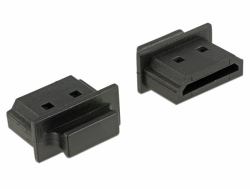 DeLOCK 64029 tapa de seguridad para enchufe HDMI A Negro 10 pieza[s] 