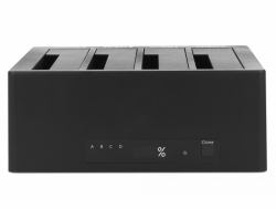 DeLOCK 64063 base de conexión para disco duro USB 3.2 Gen 1 [3.1 Gen 1] Type-B Negro 