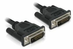 DeLOCK DVI 24+1 Cable 0.5m male/male cable DVI 0,5 m DVI-D Negro 