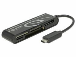 DeLOCK 91739 lector de tarjeta USB 2.0 Negro 